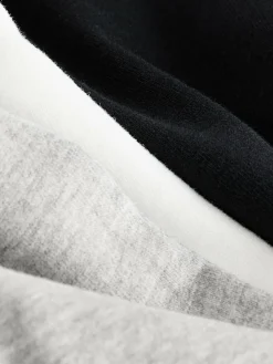 Sale smALLSAINTS Boys Logo Crew Relaxed T-Shirts 3 Pack Black/White