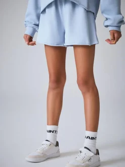 Best smALLSAINTS Blue Biggy Sweatshirt and Sweat Shorts Set