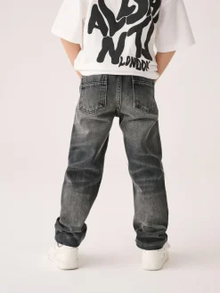 Online smALLSAINTS Charcoal Grey Boys Straight Fit Denim 100% Cotton Jeans