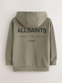 Discount smALLSAINTS Khaki Green Oversized Underground Pullover Hoodie