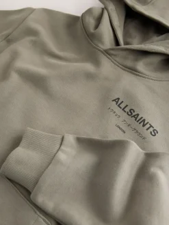 Discount smALLSAINTS Khaki Green Oversized Underground Pullover Hoodie