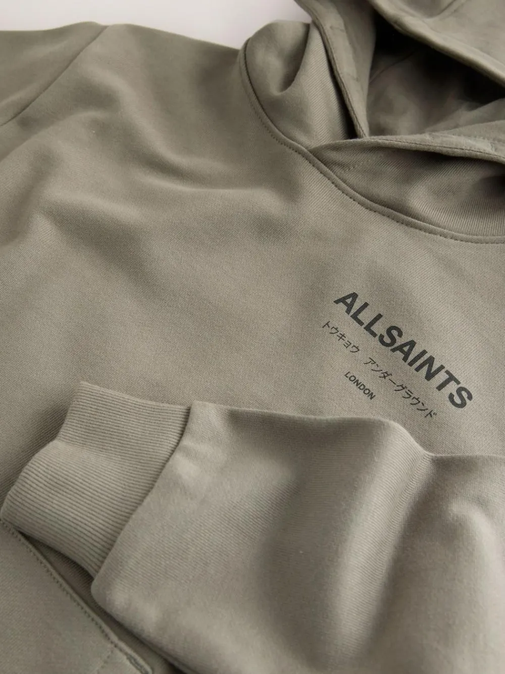 Discount smALLSAINTS Khaki Green Oversized Underground Pullover Hoodie