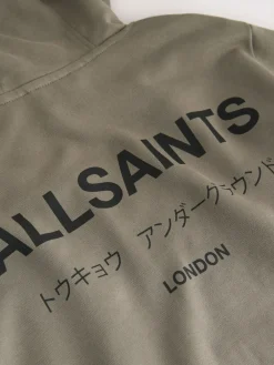 Discount smALLSAINTS Khaki Green Oversized Underground Pullover Hoodie