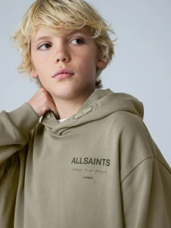 Discount smALLSAINTS Khaki Green Oversized Underground Pullover Hoodie