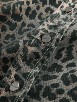 smALLSAINTS Leopard Lily Oversized Shacket^ Jackets & Coats|Snowsuits & Coats