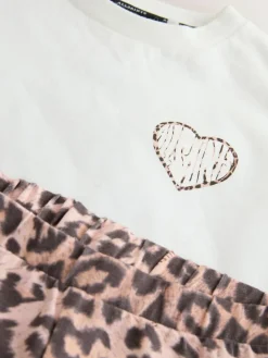 smALLSAINTS Leopard Lover T-Shirt and Wide Leg Leggings Set^ Sets & Coords