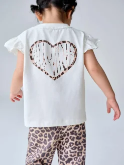 smALLSAINTS Leopard Lover T-Shirt and Wide Leg Leggings Set^ Sets & Coords