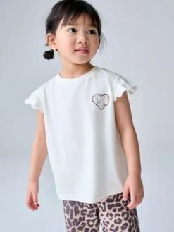 smALLSAINTS Leopard Lover T-Shirt and Wide Leg Leggings Set^ Sets & Coords