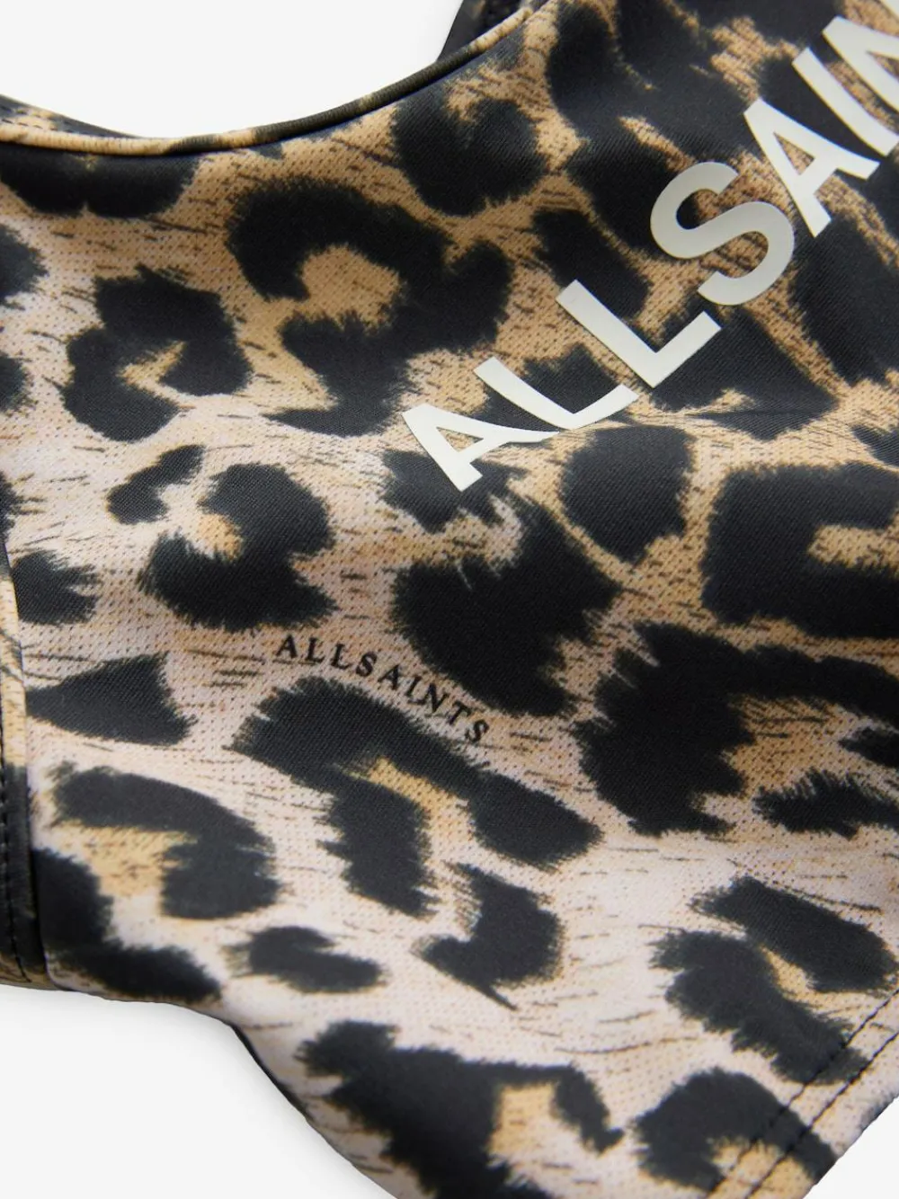 smALLSAINTS Leopard Print Logo Strappy Top Bikini Set^ Swimwear