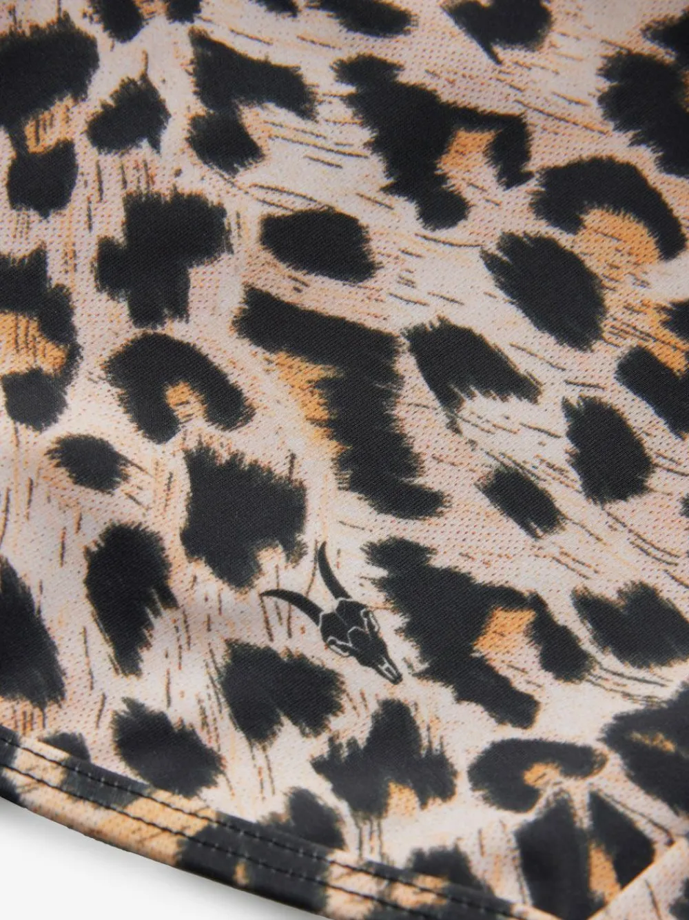 smALLSAINTS Leopard Print Logo Strappy Top Bikini Set^ Swimwear