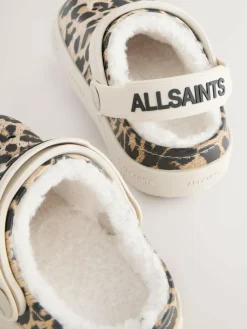 smALLSAINTS Print Borg Lined Clog Slippers^BOY Nightwear
