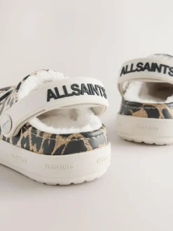 smALLSAINTS Print Borg Lined Clog Slippers^BOY Nightwear