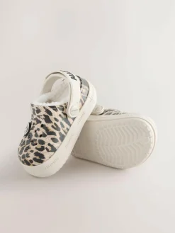 smALLSAINTS Print Borg Lined Clog Slippers^BOY Nightwear