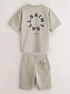 smALLSAINTS Tierra T-Shirt and Sweat Shorts Set^BOY Shorts