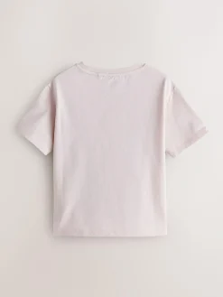 smALLSAINTS Light Pink Biggy Logo Relaxed Crew T-Shirt^ T-Shirts
