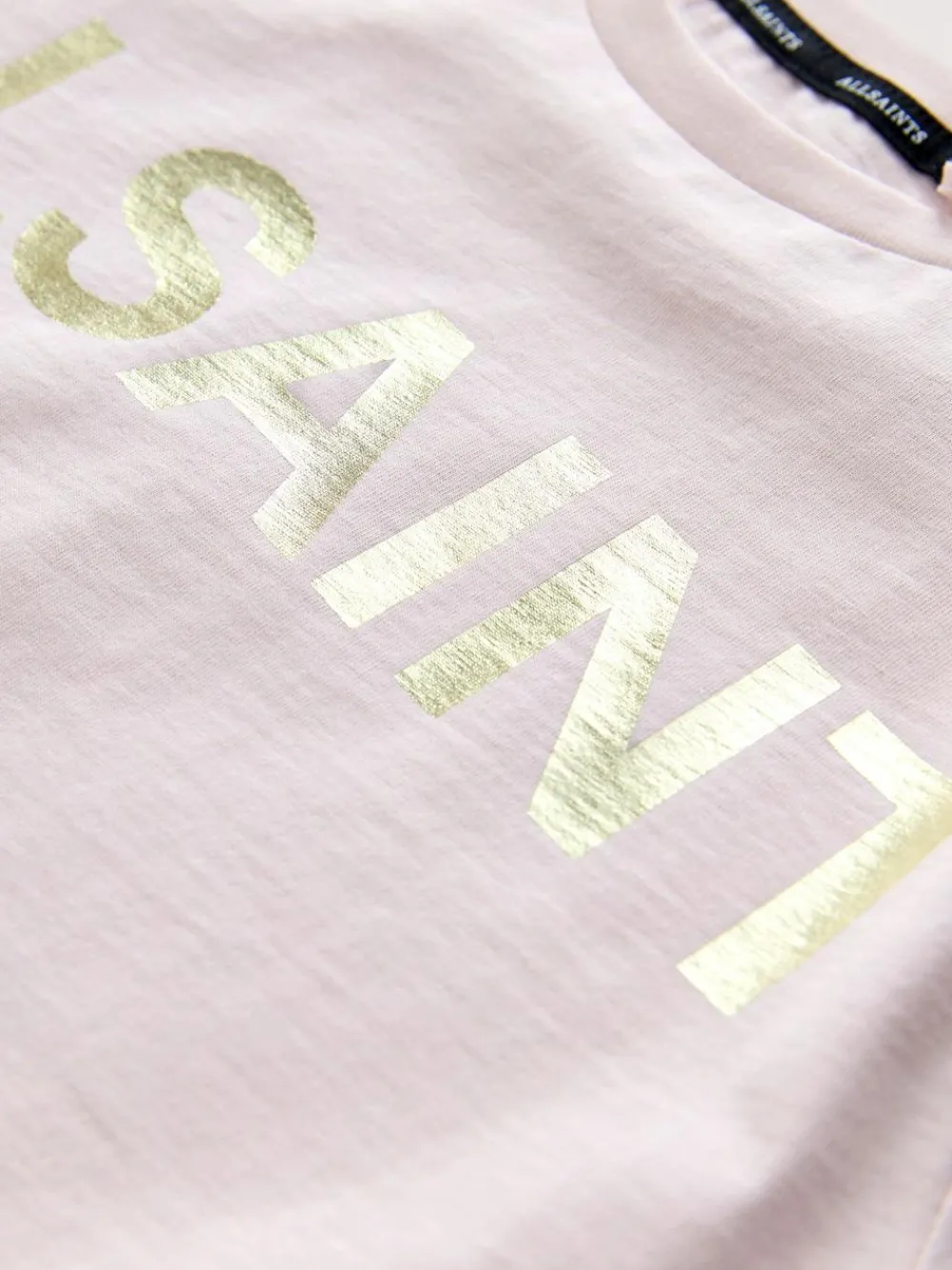 smALLSAINTS Light Pink Biggy Logo Relaxed Crew T-Shirt^ T-Shirts