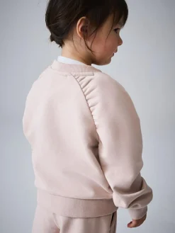 Online smALLSAINTS Light Pink Lover Sweatshirt and Wide Leg Joggers Younger Set