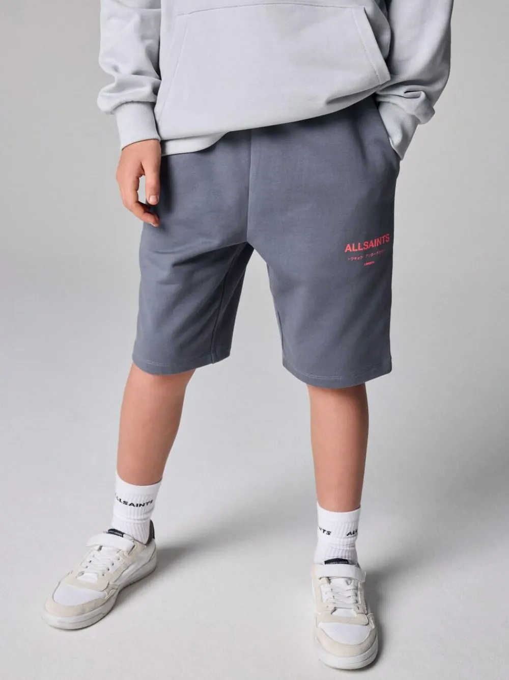 smALLSAINTS Mid Blue Underground Sweat Shorts^BOY Shorts