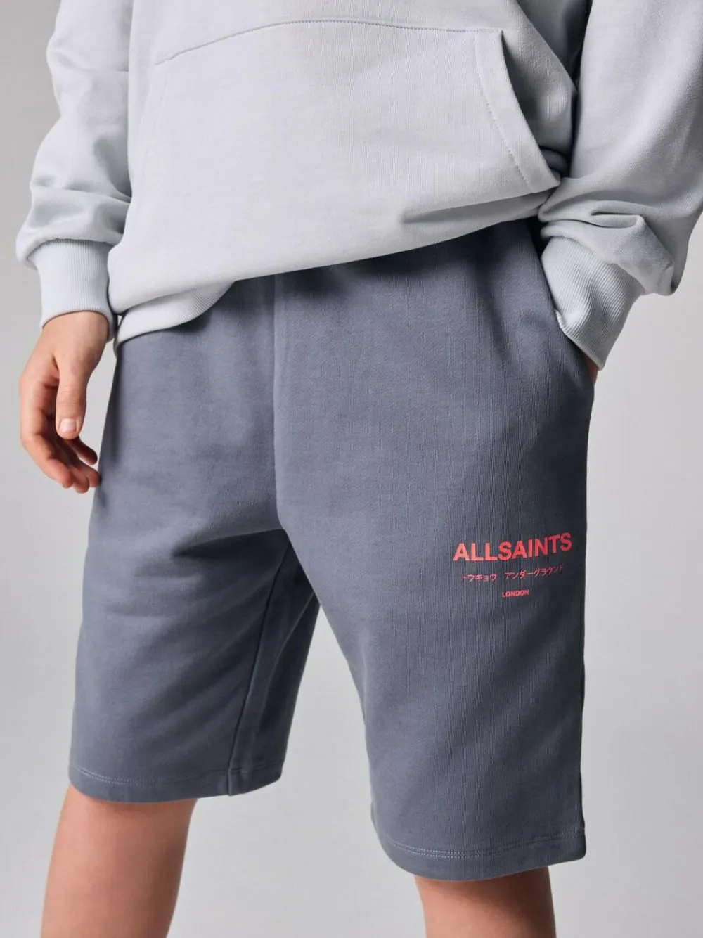 smALLSAINTS Mid Blue Underground Sweat Shorts^BOY Shorts