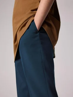 smALLSAINTS Navy Boys Slim Fit Moad Suit Trousers^BOY Suits & Vest