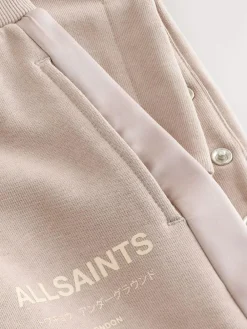 smALLSAINTS Pale Pink Underground Satin Panel Sweatshirt and Wide Leg Joggers Set^ Sweatshirts & Hoodies