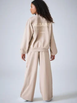 smALLSAINTS Pale Pink Underground Satin Panel Sweatshirt and Wide Leg Joggers Set^ Sweatshirts & Hoodies