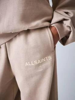 smALLSAINTS Pale Pink Underground Satin Panel Sweatshirt and Wide Leg Joggers Set^ Sweatshirts & Hoodies