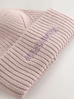 Hot smALLSAINTS Pink Underground Logo Beanie and Gloves Set