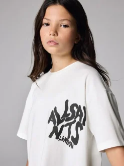 smALLSAINTS White/Snake Orlando Oversized T-Shirt and Cycling Shorts Set^ Shorts & Skirts