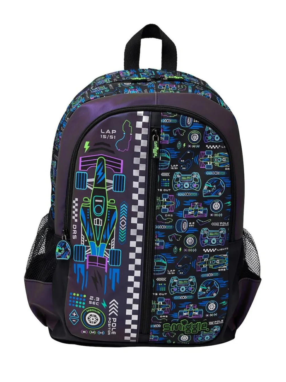 Smiggle Black Accelerate Classic Backpack^BOY Bags