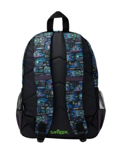 Smiggle Black Accelerate Classic Backpack^BOY Bags