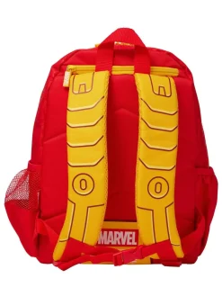 Smiggle Black Marvel Iron Man Junior Hoodie Backpack