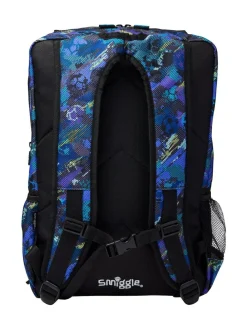 Sale Smiggle Trailblazer Foldover Attach Backpack Blue