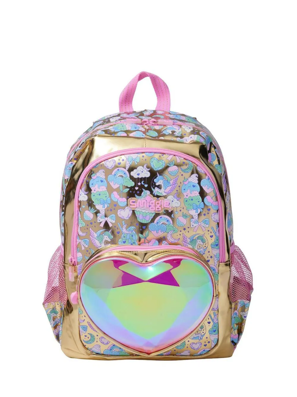 Smiggle Gold Radiant Classic Backpack^ Bags