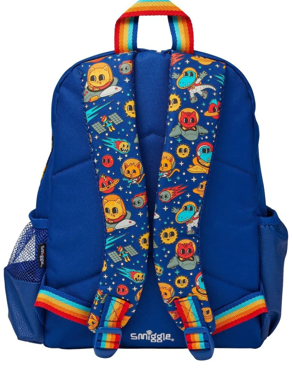 Hot Smiggle Ready Set Go Junior Character Backpack Navy Blue.