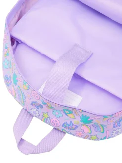 Smiggle Purple All Stars Classic Attach Backpack^BOY Bags|Bags