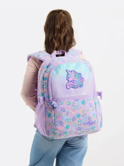 Smiggle Purple All Stars Classic Attach Backpack^BOY Bags|Bags