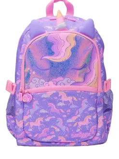 Smiggle Purple Eclipse Classic Attach Backpack^ Bags