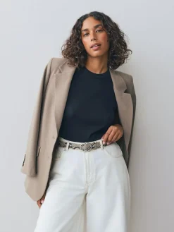 Next Snake Print Regular PU Belt^Women Belts