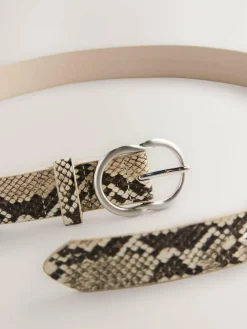 Next Snake Print Regular PU Belt^Women Belts