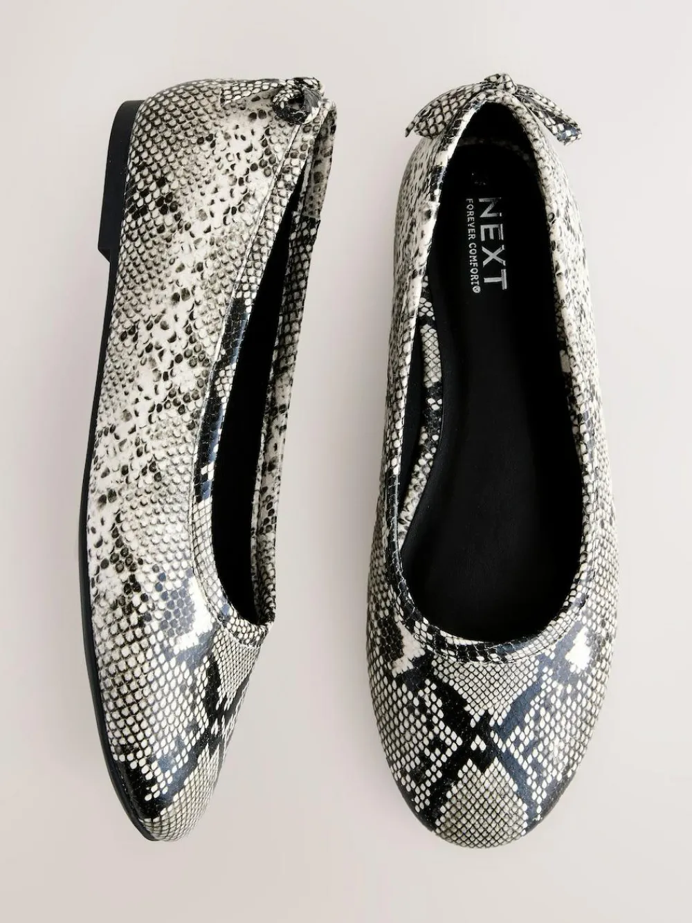 Next Standard/Wide Fit Ballerina Shoes Snake