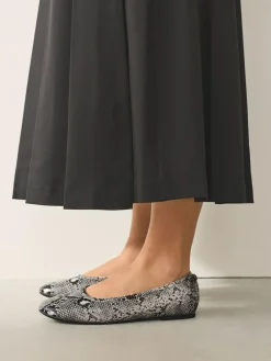 Next Standard/Wide Fit Ballerina Shoes Snake