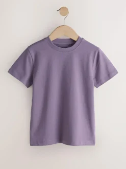 Next Soft Purple Regular Fit Short Sleeve T-Shirt (3-16yrs)^BOY T-Shirts