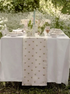 Sophie Allport Natural Linen Bees Table Runner^ Table Linen, Placemats & Coasters