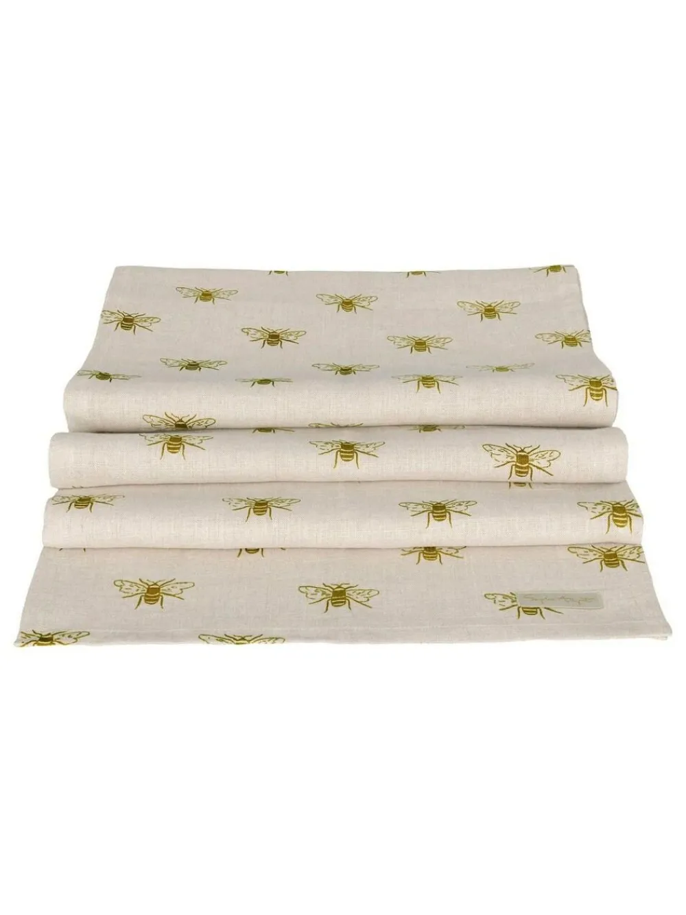 Sophie Allport Natural Linen Bees Table Runner^ Table Linen, Placemats & Coasters