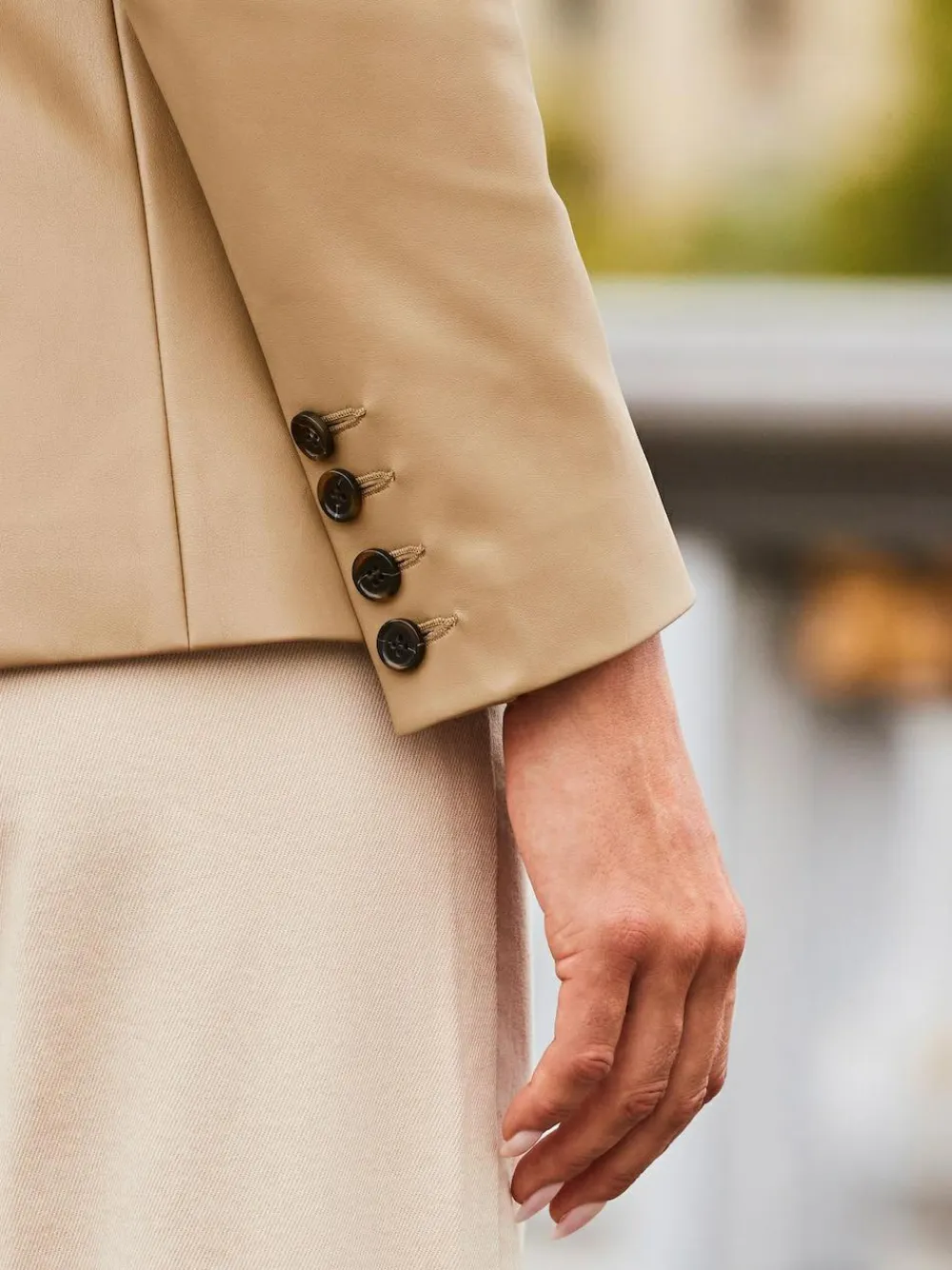 Sosandar Faux Leather Blazer^Women Blazers|Suits & Tailoring