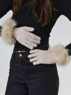 South Beach Faux Fur Hat And Glove Set^Women Hats, Gloves & Scarves|Hats, Gloves & Scarves