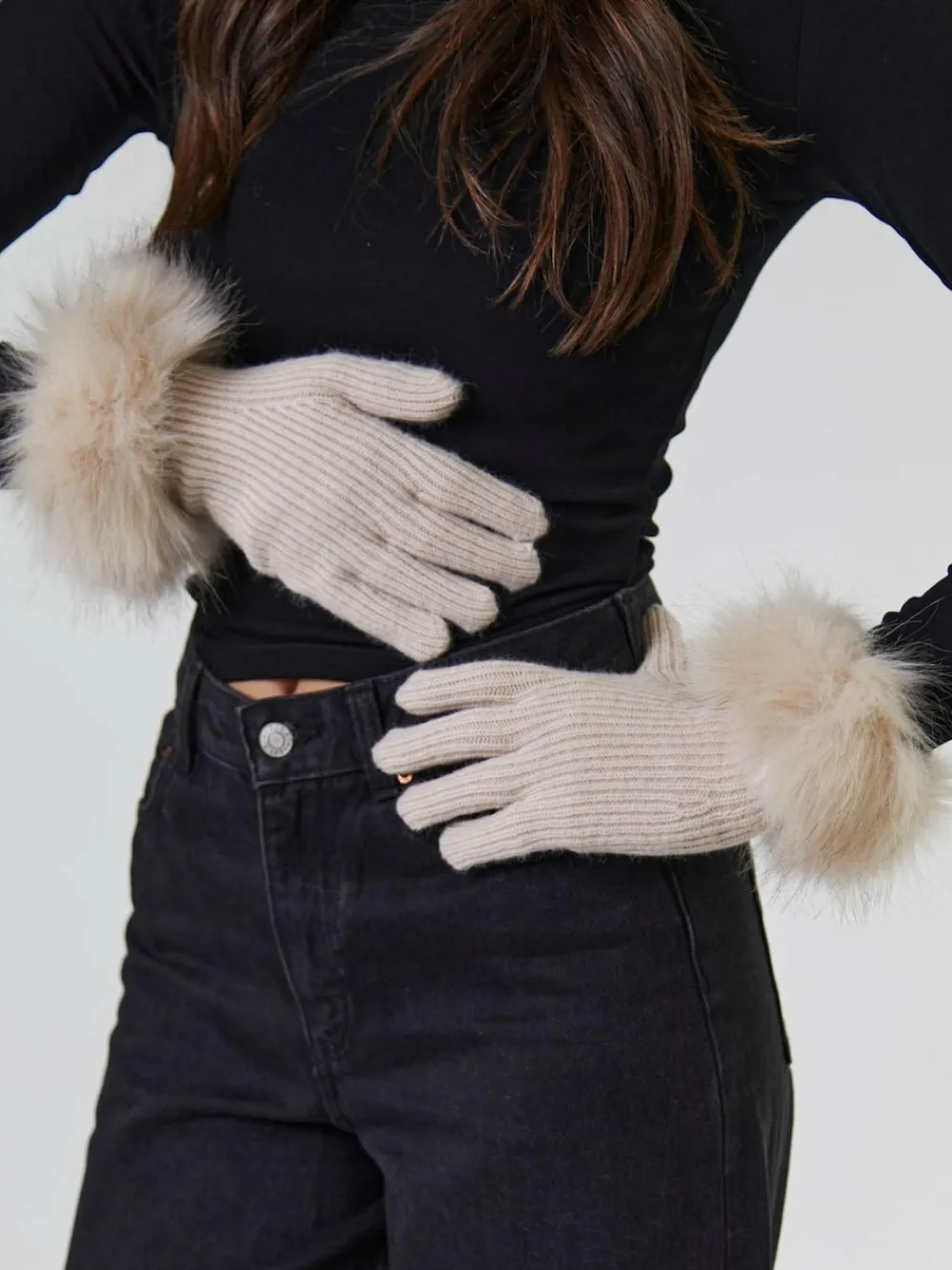 South Beach Faux Fur Hat And Glove Set^Women Hats, Gloves & Scarves|Hats, Gloves & Scarves