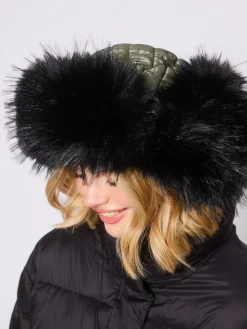 South Beach Faux Fur Ski Trapper Hat^Women Hats