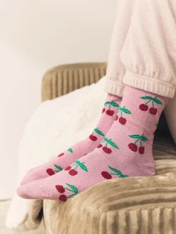 Best Next 1 Pack Ankle Socks in a Gift Box Sparkle Cherries